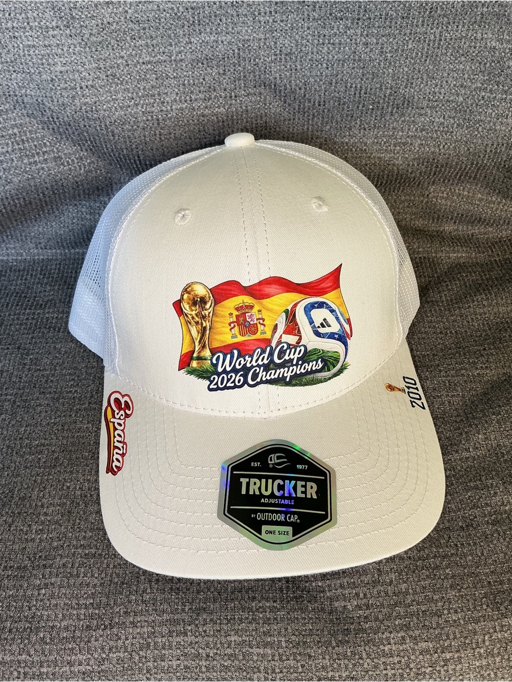 🏆 SPAIN – 2026 FIFA WORLD CUP CHAMPIONS Hat | New | Championship Fan Cap New